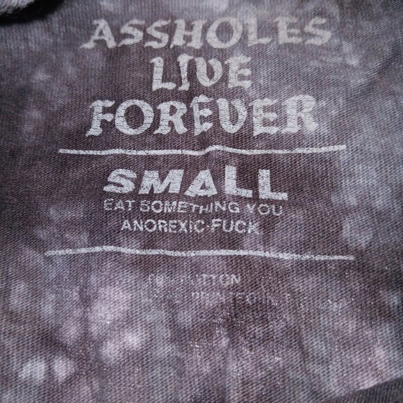 ASSHOLES LIVE FOREVER TIE-DYE SHORT SLEEVE TEE - Picture 8 of 9